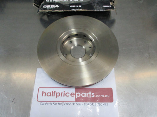 RDA Vented Front Disc Rotor (Single) To Suit Maserati Ghibli/Quattro New Part