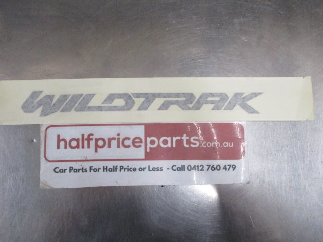Ford PX Ranger Genuine Black Metallic Wildtrak Emblem New Part
