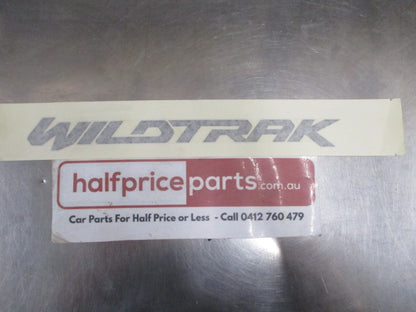 Ford PX Ranger Genuine Black Metallic Wildtrak Emblem New Part