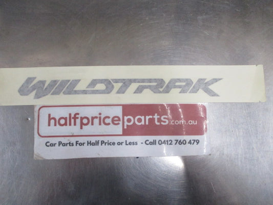 Ford PX Ranger Genuine Black Metallic Wildtrak Emblem New Part