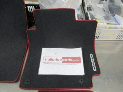 Hyundai Veloster JS Genuine Carpet Floor Mat Set (Red Stitching) New Part