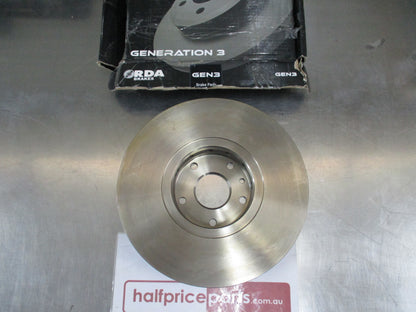 RDA Vented Front Disc Rotor (Single) To Suit Maserati Ghibli/Quattro New Part