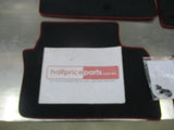 Hyundai Veloster JS Genuine Carpet Floor Mat Set (Red Stitching) New Part