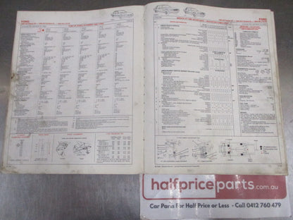 Lubrication & Tune-Up Engine Specifications Manual 1992 Used Part