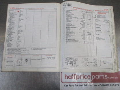 Lubrication & Tune-Up Engine Specifications Manual 1992 Used Part