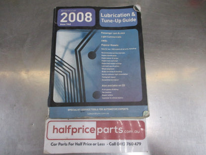 Lubrication & Tune-Up Engine Specifications Guide 2008 Used Part