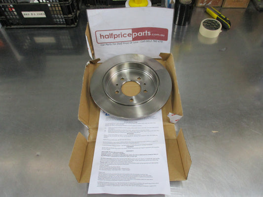 RDA Standard Rear Disc Rotor (Single) To Suit Peugeot 605 91-99 New Part
