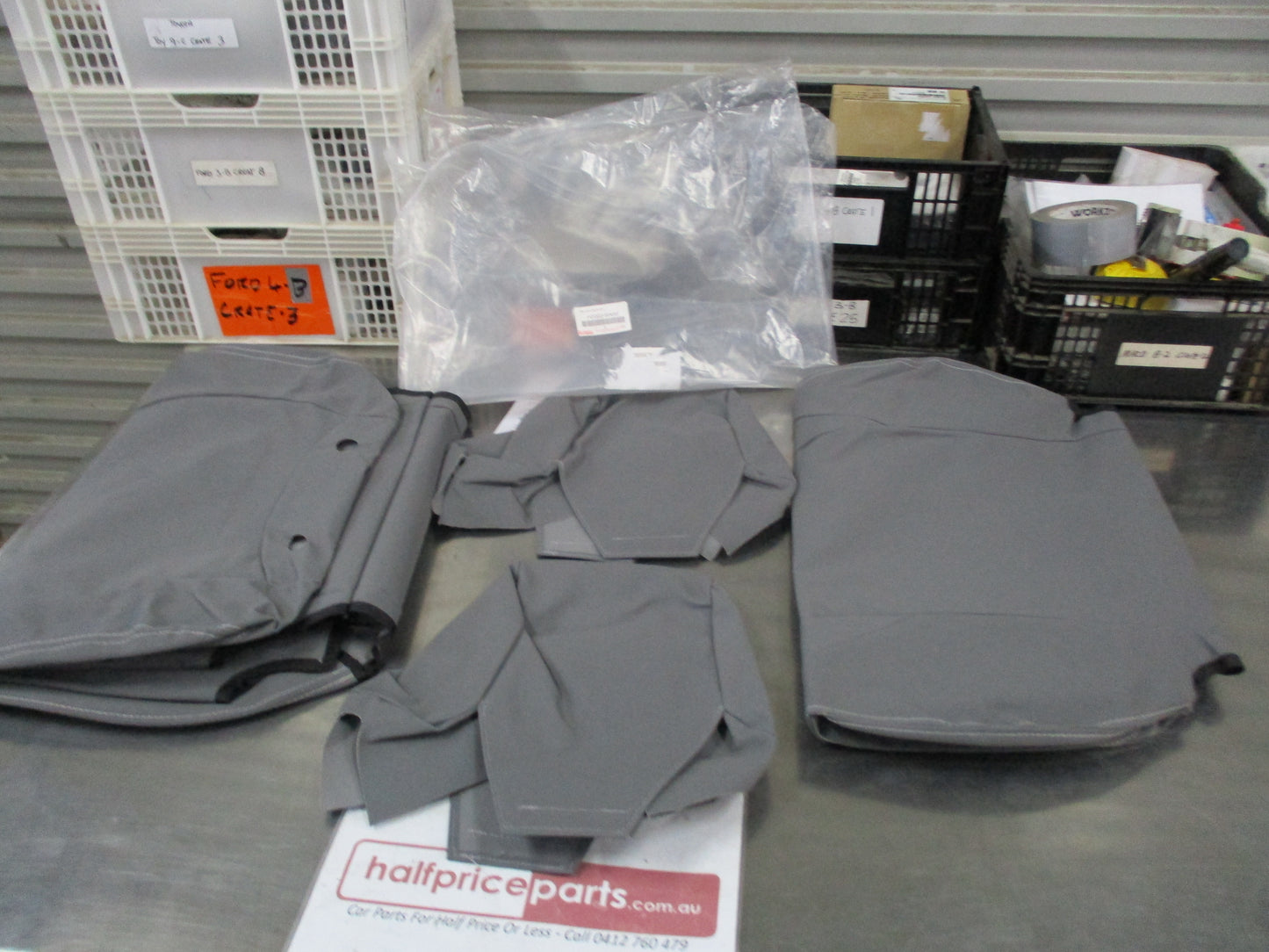 Toyota Land Cruiser 300 Series Genuine Canvas Front Seat Covers New Part