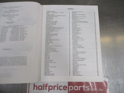 Gregorys Genuine Holden Gemini 1979/1982 Service Manual Used Part