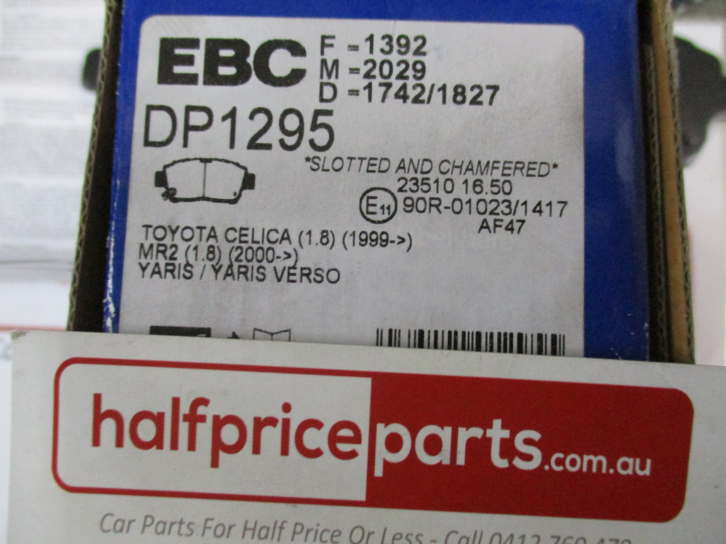 EBC Ultimax Front Brake Pad Set Suits Toyota Celica/MR2/Prius/Yaris New Part