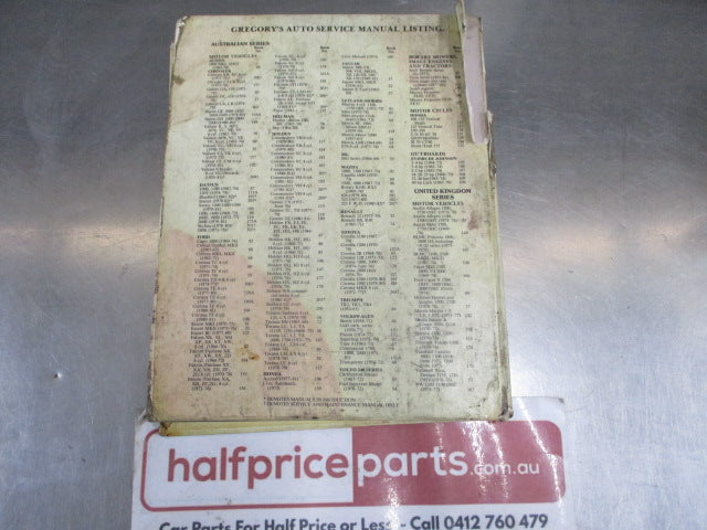 Gregorys Datsun 200B Service And Repair Manual Used Book