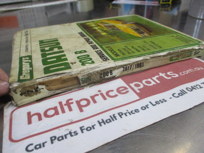 Gregorys Datsun 200B Service And Repair Manual Used Book