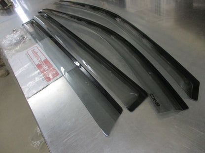 Mazda CX-8 KG Genuine Slimline Weathershields Tinted kit (Set 4) New Part