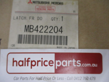 Mitsubishi Triton Genuine Right Hand Front Door Latch Assembly New Part