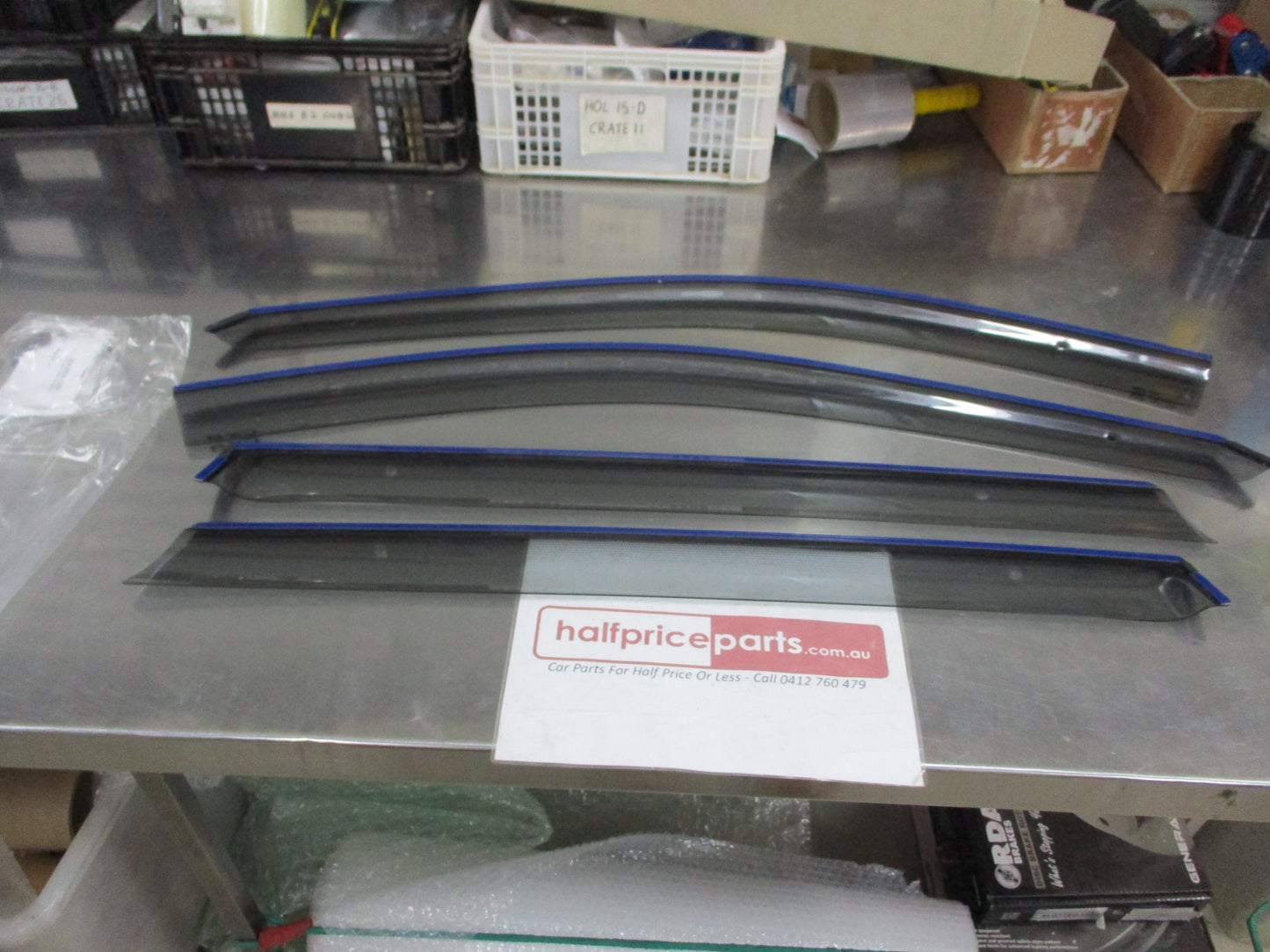 Mazda CX-8 KG Genuine Slimline Weathershields Tinted kit (Set 4) New Part