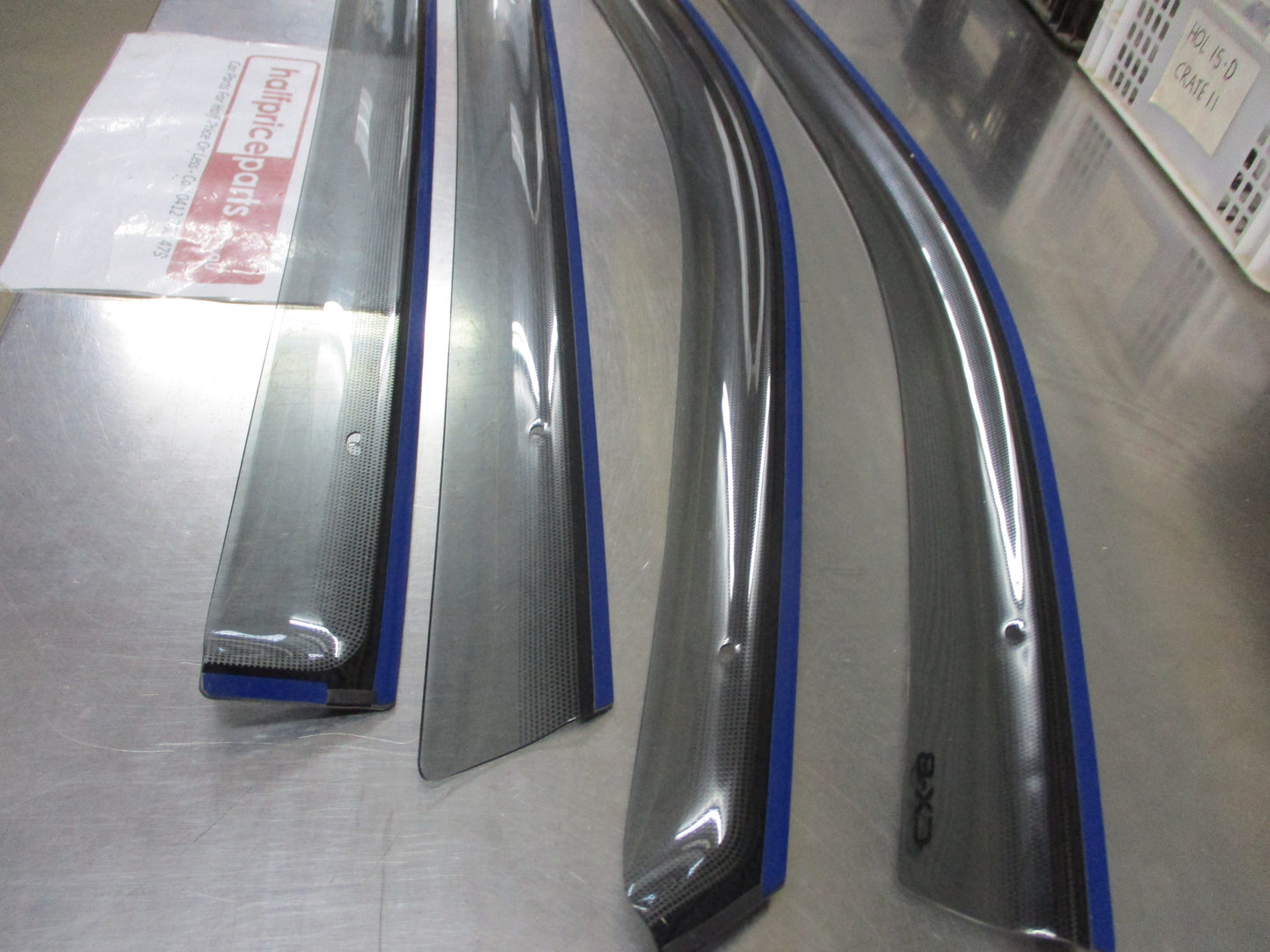 Mazda CX-8 KG Genuine Slimline Weathershields Tinted kit (Set 4) New Part