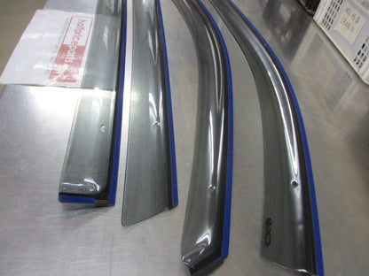 Mazda CX-8 KG Genuine Slimline Weathershields Tinted kit (Set 4) New Part