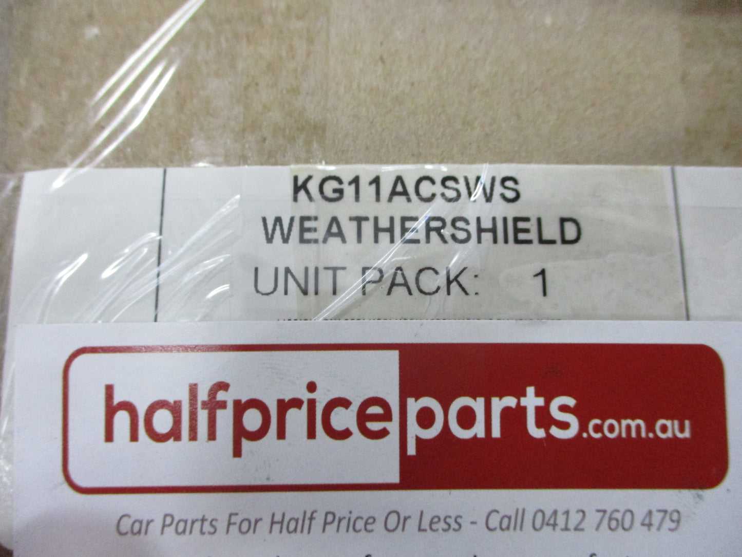 Mazda CX-8 KG Genuine Slimline Weathershields Tinted kit (Set 4) New Part