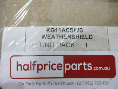 Mazda CX-8 KG Genuine Slimline Weathershields Tinted kit (Set 4) New Part