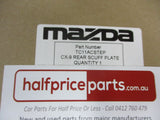 Mazda CX-9 TC Genuine Rear Bumper Protection Step Plate New Part