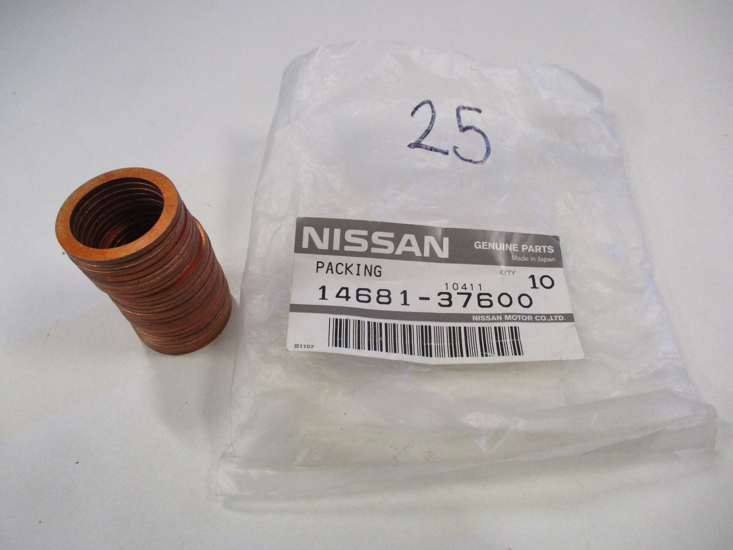 Nissan Genuine Copper Packing Gasket New
