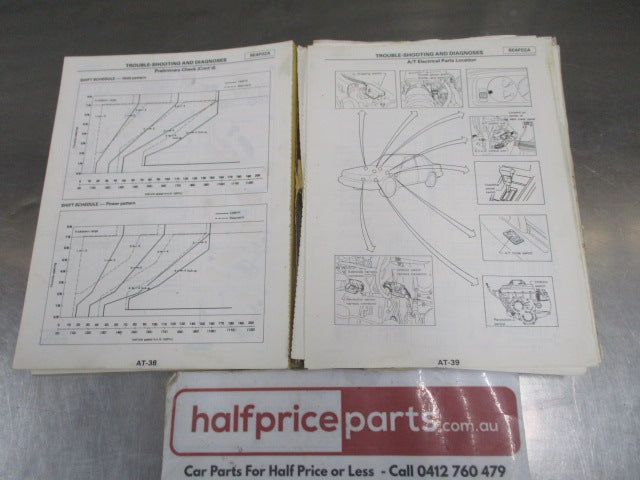 Nissan Pintara U12 Genuine Service Manual Used Book