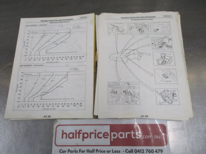 Nissan Pintara U12 Genuine Service Manual Used Book