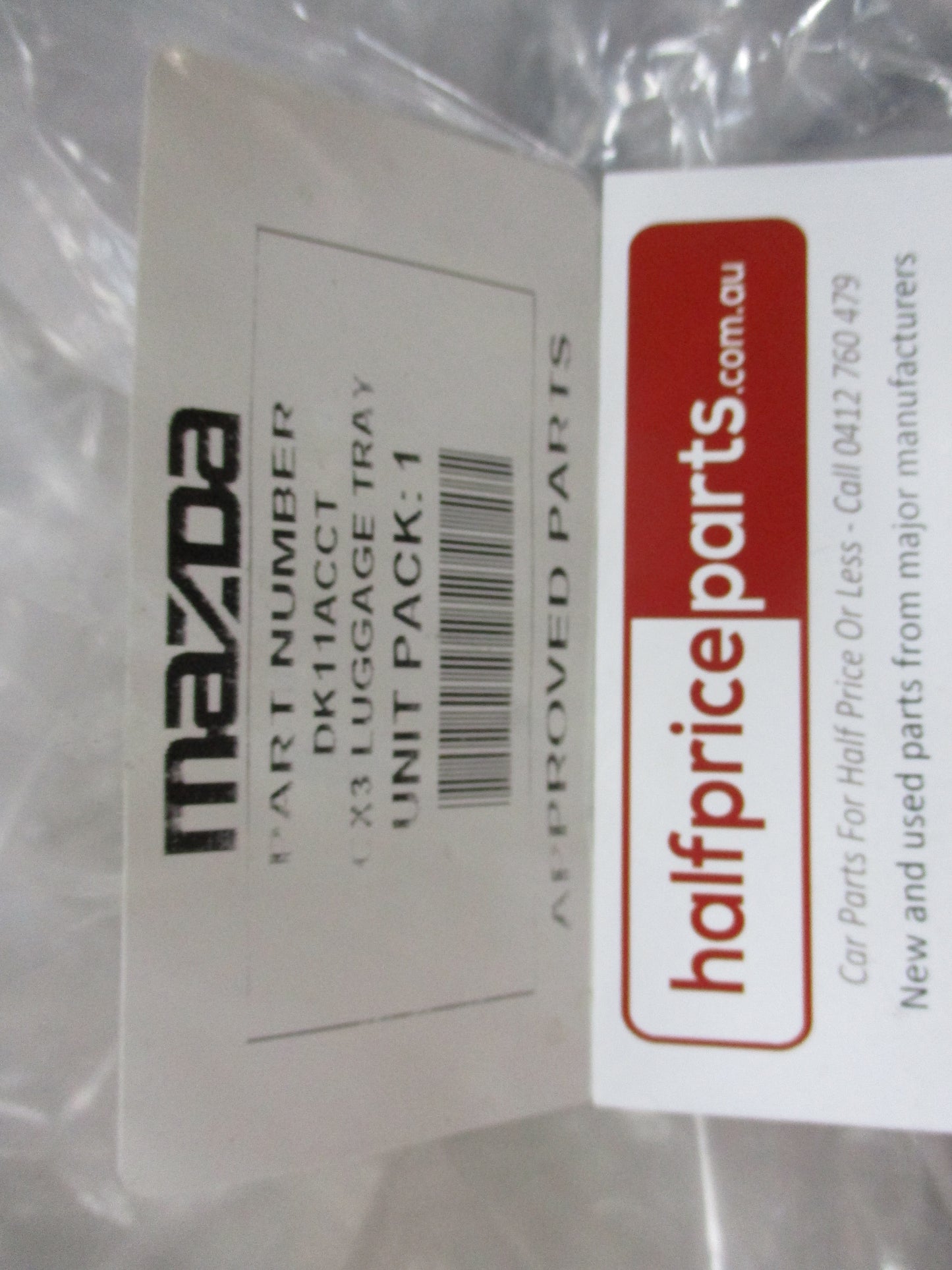 Mazda CX-3 DK Genuine Rear Plastic Boot Liner New Part