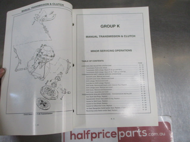 Holden YE Calibra Genuine Servicing Instruction Vol 4 Manual Used Part