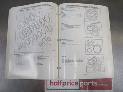 Holden YE Calibra Genuine Servicing Instruction Vol 4 Manual Used Part