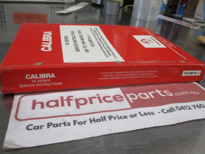 Holden YE Calibra Genuine Servicing Instruction Vol 4 Manual Used Part