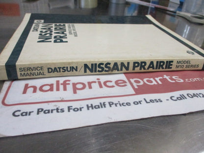 Nissan Prairie M10 Series Genuine Service Manual Used Book