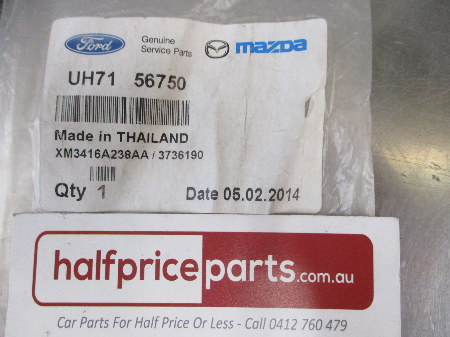 Mazda Bravo / Ford Ranger Genuine Front Bonnet Weatherstrip Rubber New Part