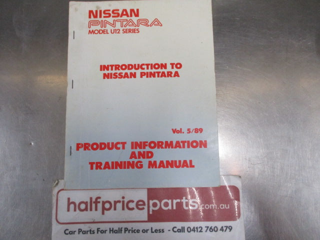 Nissan Pintara U12 Series Genuine Introduction To Nissan Pintara Used Book