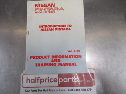 Nissan Pintara U12 Series Genuine Introduction To Nissan Pintara Used Book