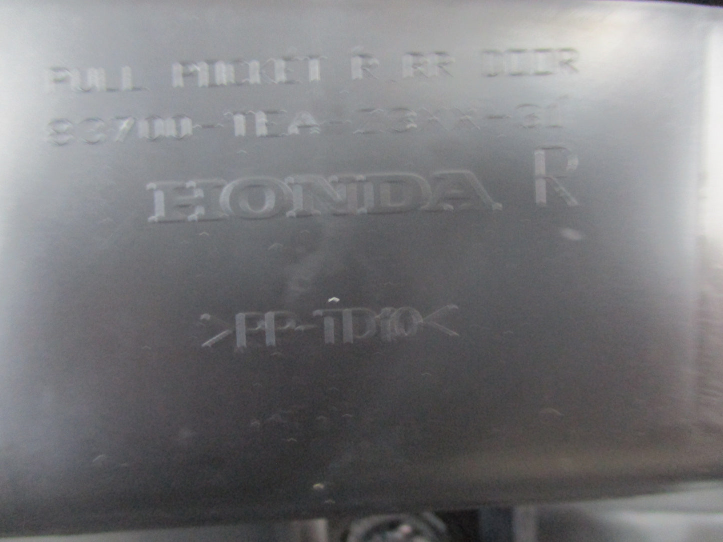 Honda Civic Genuine Right Hand Rear Door Card Base Assembly New Part