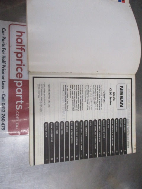 Nissan Vanette C120 Service Manual And Modification Information Used