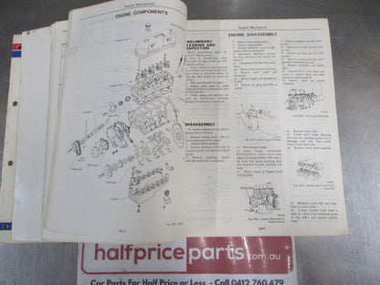 Nissan Vanette C120 Service Manual And Modification Information Used