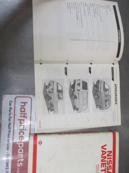 Nissan Vanette C120 Service Manual And Modification Information Used