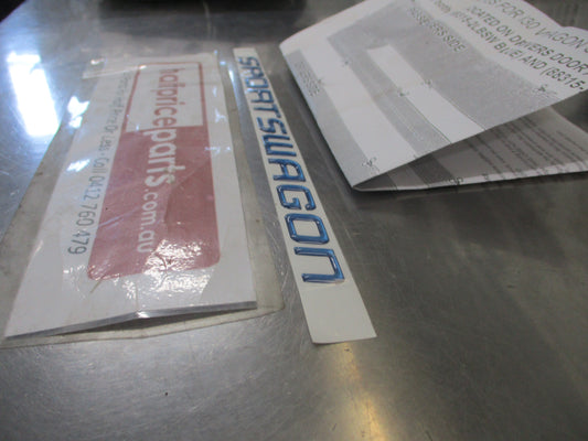 Hyundai i30 Genuine BLUE Sportswagon Front Door Decal New Part