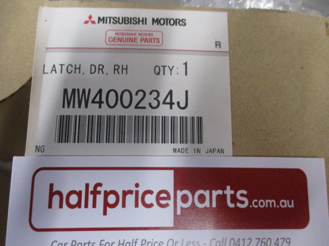 Mitsubishi Outlander Genuine Left Hand Rear Door Latch Kit New Part