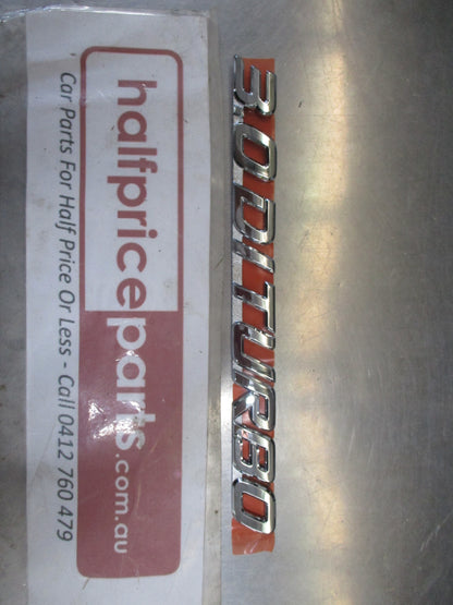 Mazda BT-50 Genuine 3.0L DI Turbo Front Door Chrome Emblem New Part