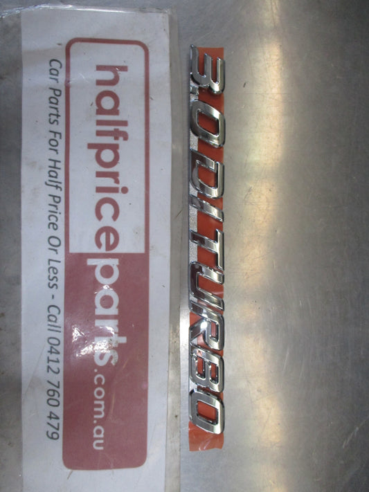 Mazda BT-50 Genuine 3.0L DI Turbo Front Door Chrome Emblem New Part