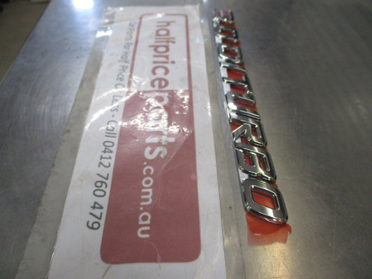 Mazda BT-50 Genuine 3.0L DI Turbo Front Door Chrome Emblem New Part