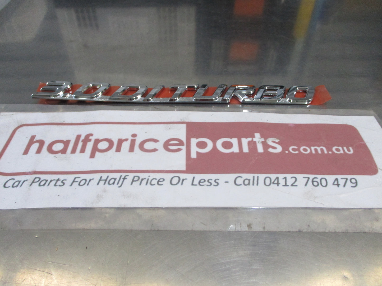 Mazda BT-50 Genuine 3.0L DI Turbo Front Door Chrome Emblem New Part