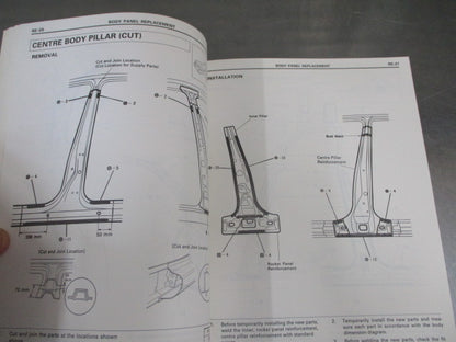 Toyota Camry Repair Manual For Collision Damage Work Shop manual  Used Book VGC