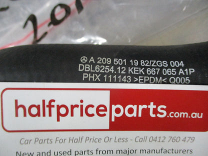 Mercedes Benz CLK/C Genuine Upper Radiator Hose New Part