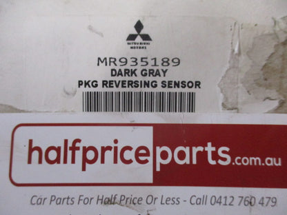 Mitsubishi Pajero BK Genuine Rear Park Assist 4 Head Kit (Factory Dark Gray) New Part.