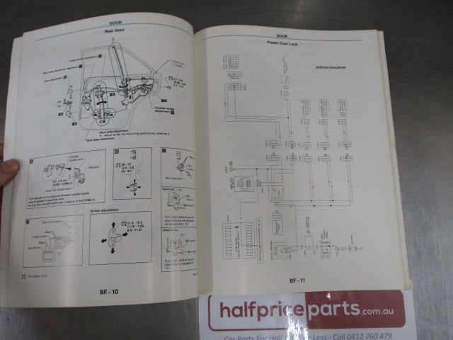 Nissan Pintara U12 Series Genuine Supplement-1 Used Book