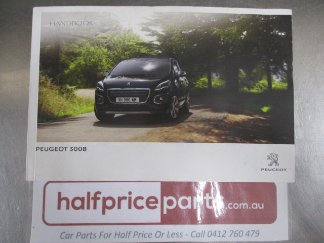 Peugeot 3008 Genuine Owners Manual 2015 On New Part